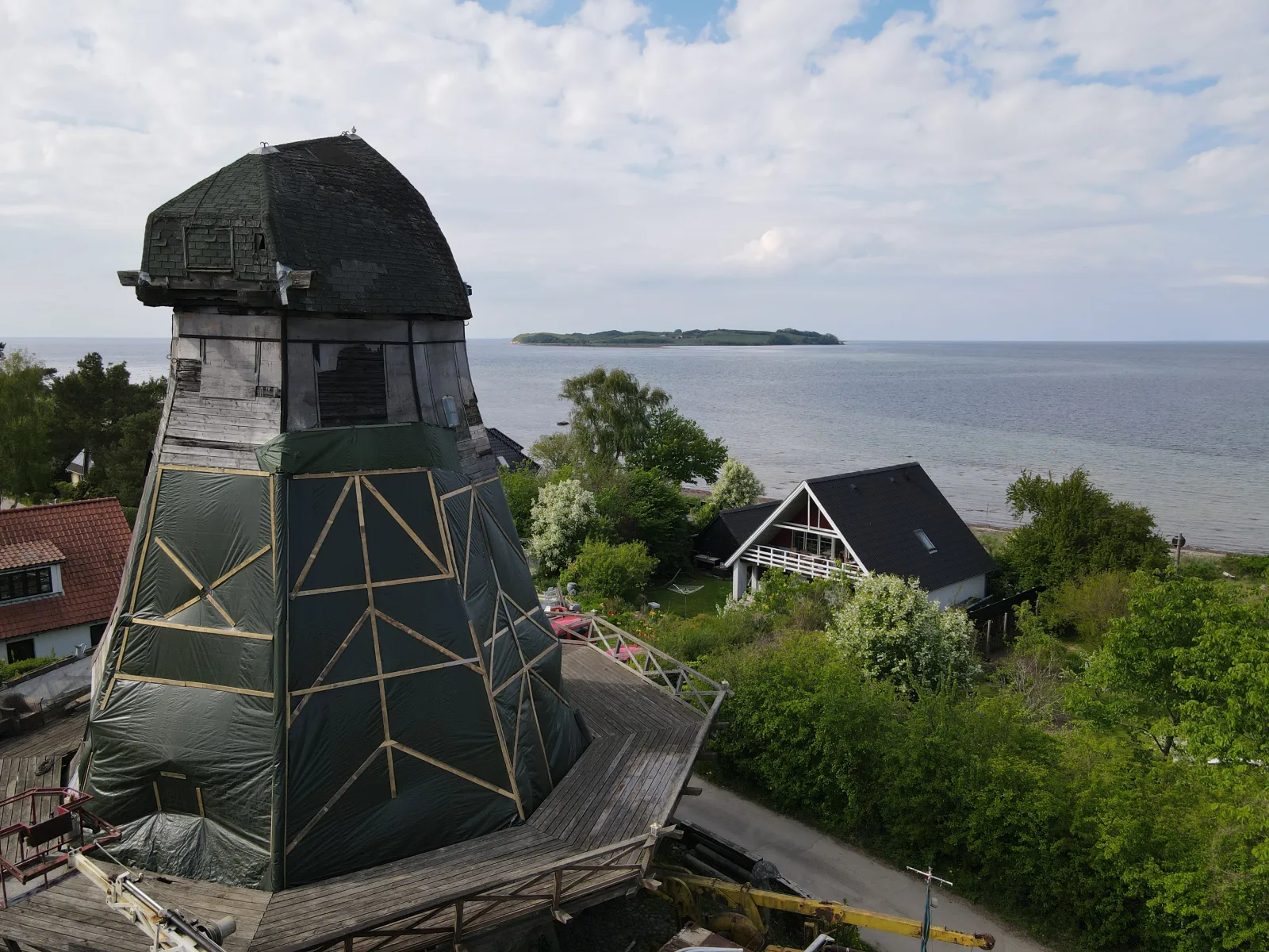 Mølle i landskab